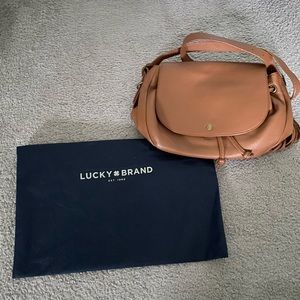 Brown Leather Luck Brand Shoulder Bag